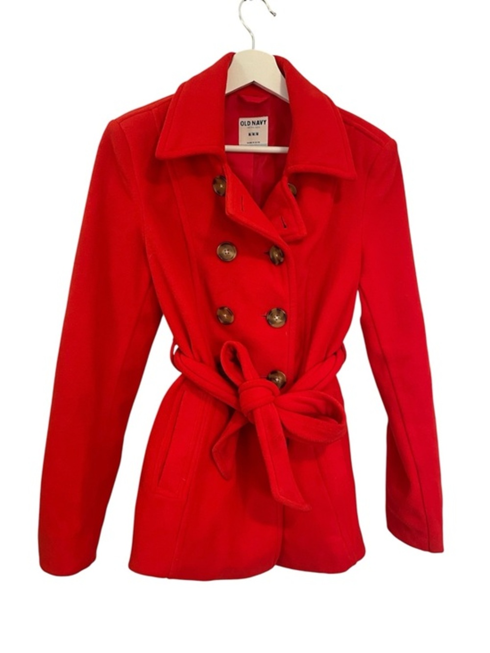 Old Navy Orange Peacoat